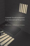 Cover of Criminal Disenfranchisement in an International Perspective