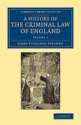 Cover of A History of the Criminal Law of England: Volume 2