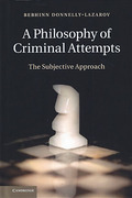 Cover of A Philosophy of Criminal Attempts