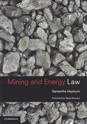 Cover of Mining and Energy Law