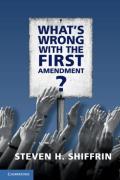 Cover of What is Wrong with the First Amendment?