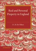 Cover of The History of the Legislation Concerning Real and Personal Property in England: During the Reign of Queen Victoria
