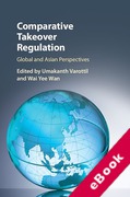 Cover of Comparative Takeover Regulation: Global and Asian Perspectives (eBook)