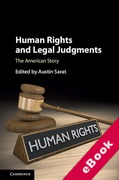 Cover of Human Rights and Legal Judgments: The American Story (eBook)