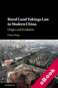 Cover of Rural Land Takings Law in Modern China: Origin and Evolution (eBook)