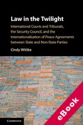 Cover of Law in the Twilight: International Courts and Tribunals, the Security Council, and the Internationalisation of Peace Agreements between State and Non-State Parties (eBook)