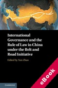 Cover of International Governance and the Rule of Law in China under the One Belt One Road Initiative (eBook)