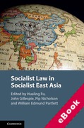 Cover of Socialist Law in Socialist East Asia (eBook)