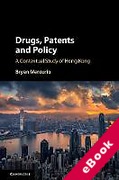 Cover of Drugs, Patents and Policy: A Contextual Study of Hong Kong (eBook)