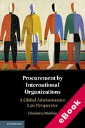 Cover of Procurement by International Organizations: A Global Administrative Law Perspective (eBook)