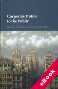 Cover of Corporate Duties to the Public (eBook)
