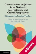 Cover of Conversations on Justice from National, International, and Global Perspectives: Dialogues with Leading Thinkers (eBook)