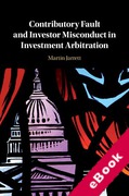 Cover of Contributory Fault and Investor Misconduct in Investment Arbitration (eBook)