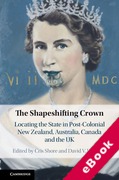 Cover of The Shapeshifting Crown: Locating the State in Post-Colonial New Zealand, Australia, Canada and the UK (eBook)