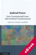 Cover of Judicial Power: How Constitutional Courts Affect Political Transformations (eBook)