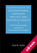 Cover of A Commentary on the International Covenant on Civil and Political Rights: The UN Human Rights Committee's Monitoring of ICCPR Rights (eBook)