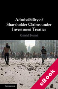 Cover of Admissibility of Shareholder Claims under Investment Treaties (eBook)