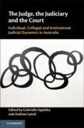 Cover of The Judge, the Judiciary and the Court: Individual, Collegial and Institutional Judicial Dynamics in Australia