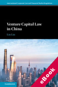 Cover of Venture Capital Law in China (eBook)