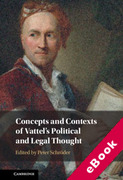 Cover of Concepts and Contexts of Vattel's Political and Legal Thought (eBook)