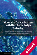 Cover of Governing Carbon Markets with Distributed Ledger Technology (eBook)