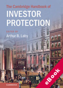 Cover of The Cambridge Handbook of Investor Protection (eBook)