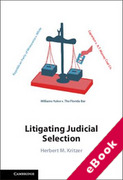 Cover of Litigating Judicial Selection (eBook)