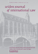 Cover of Leiden Journal of International Law: Print Only