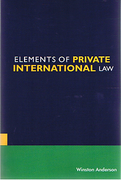 Cover of Elements of Private International Law