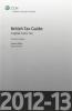Cover of CCH British Tax Guide: Capital Gains Tax 2012-13