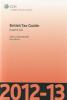 Cover of CCH British Tax Guide: Income Tax 2012-13
