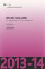 Cover of CCH British Tax Guide: National Insurance Contributions 2013-14