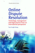 Cover of Online Dispute Resolution: Technology, Management and Legal Practice from an International Perspective