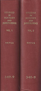 Cover of Studies in History and Jurisprudence