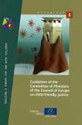 Cover of Guidelines of the Committee of Ministers of the Council of Europe on child-friendly justice