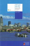 Cover of VAT and the City: Banking, Finance and Insurance
