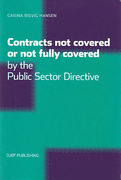 Cover of Contracts Not Covered, or Not Fully Covered, by the Public Sector Directive