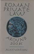 Cover of Roman Private Law around 200 BC