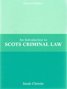 Cover of Introduction to Scots Criminal Law