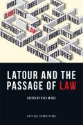 Cover of Latour and the Passage of Law