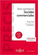 Cover of Droit commercial ; soci&#233;t&#233;s commerciales