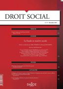 Cover of Revue Droit Social