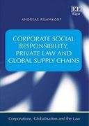 Cover of Corporate Social Responsibility, Private Law and Global Supply Chains