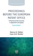 Cover of Proceedings Before The European Patent Office: A Practical Guide to Success in Opposition and Appeal