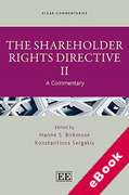 Cover of The Shareholder Rights Directive II: A Commentary (eBook)