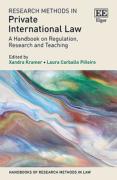 Cover of Research Methods in Private International Law: A Handbook on Regulation, Research and Teaching