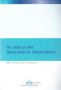 Cover of On Judicial and Quasi-Judicial Independence