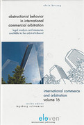 Cover of Obstructionist Behavior in International Commercial Arbitration: Legal Analysis and Measures Available to the Arbitral Tribunal