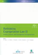 Cover of Rethinking Expropriation Law II : Context, Criteria, and Consequences of Expropriation