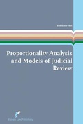 Cover of Proportionality Analysis and Models of Judicial Review